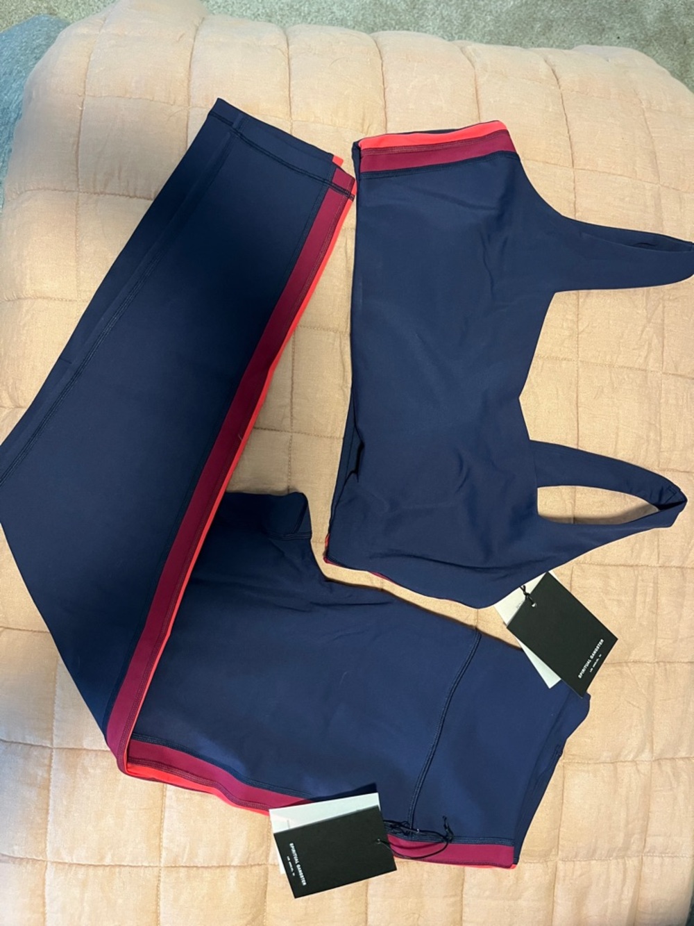 Spiritual Gangster Nirvana Tech Active Leggings and Sports Bra Set NWT